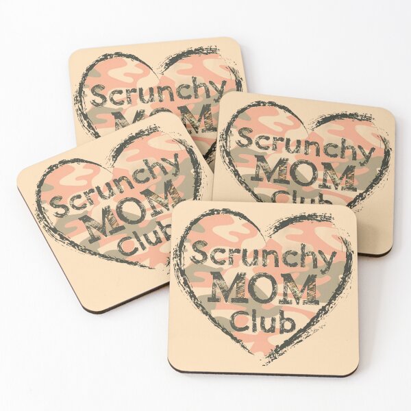 Item preview, Scrunchy Mom Club Heart Design designed and sold by RuyaFab.