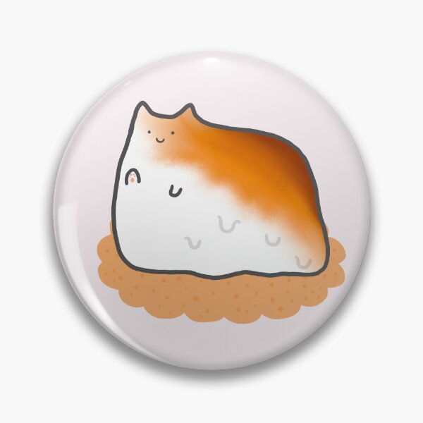 Item preview, Toasted Marshmallow Cat Simple Cute Sweet Neko Meme Funny Food Anime designed and sold by Marinaaa010.