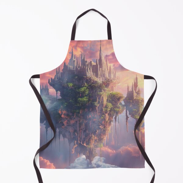Item preview, Flying Island In The Sunrise Sky - Fantasy Scene designed and sold by AiHead.