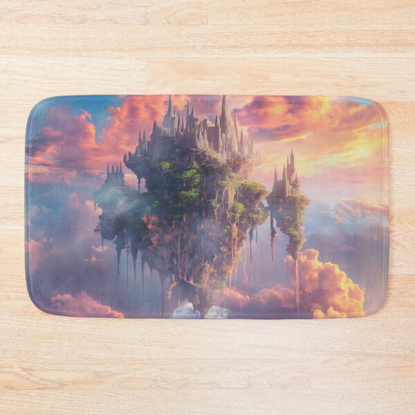 Item preview, Flying Island In The Sunrise Sky - Fantasy Scene designed and sold by AiHead.