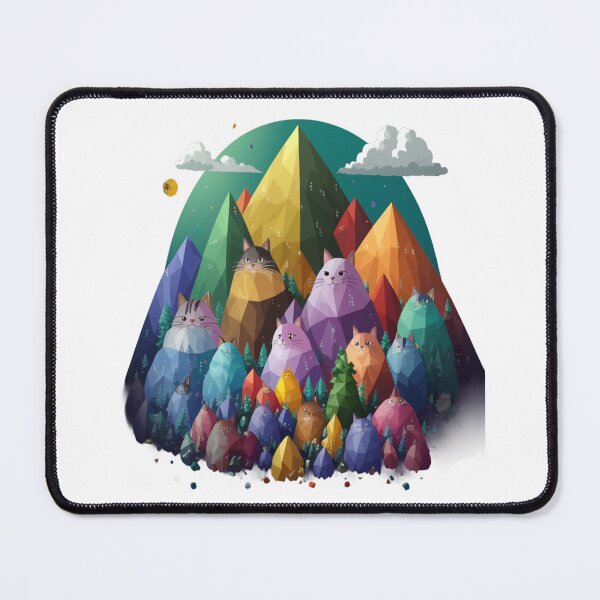 Item preview, Cat mountains designed and sold by SaNNty.