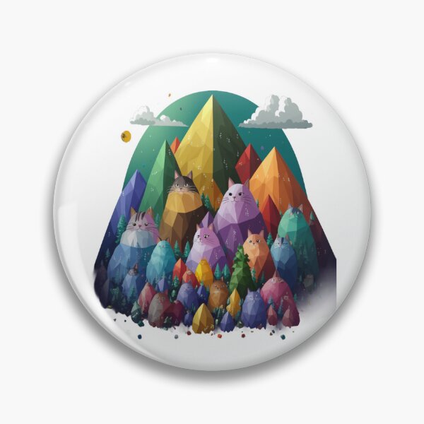 Item preview, Cat mountains  designed and sold by SaNNty.
