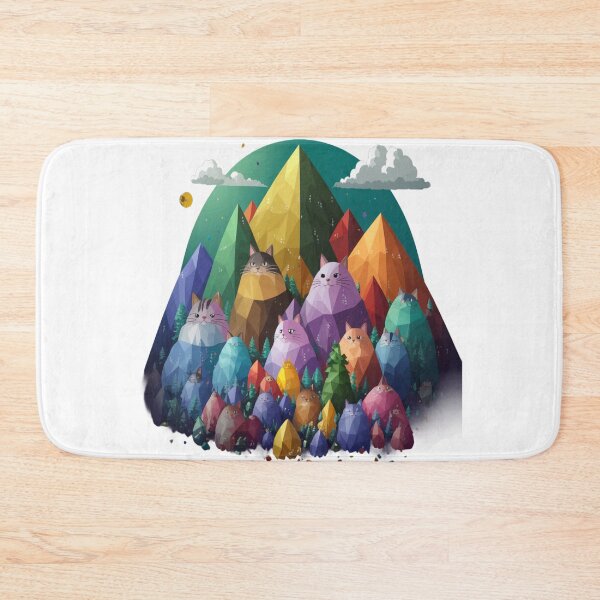 Item preview, Cat mountains  designed and sold by SaNNty.