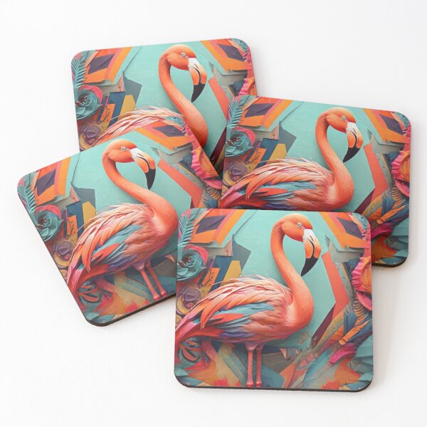 Item preview, Abstract Flamingo Harmony designed and sold by NeatThingLover.