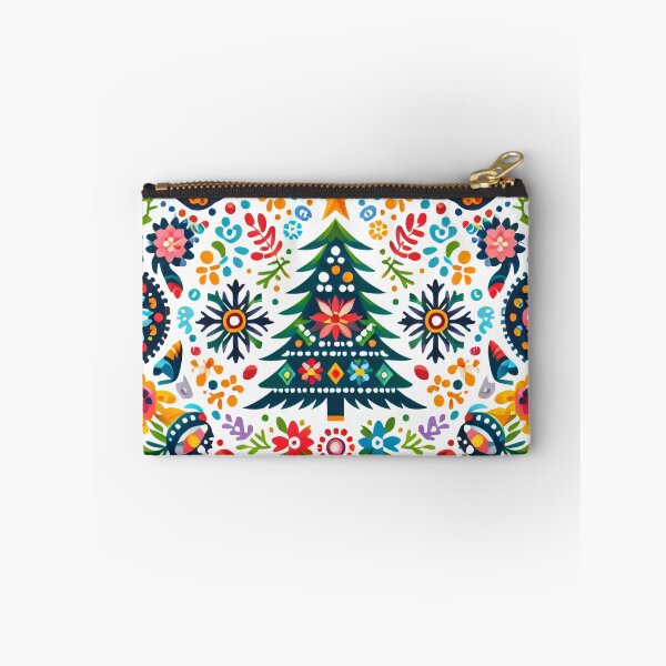Item preview, Scandinavian Folk Art festive tree by heidiannemorris ©️  designed and sold by FOLK ART FUSION.