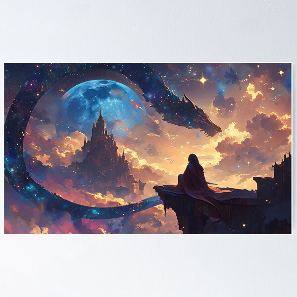 Item preview, The Princes and the Celestial Dragon designed and sold by OccultDreams.