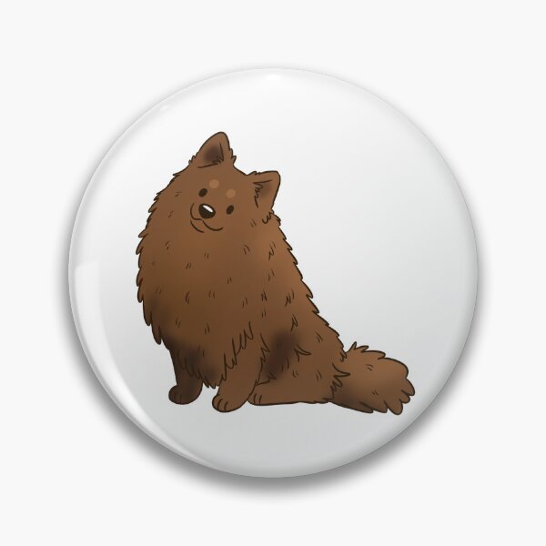 Item preview, Cute brown German spitz dog  designed and sold by Yaragold.