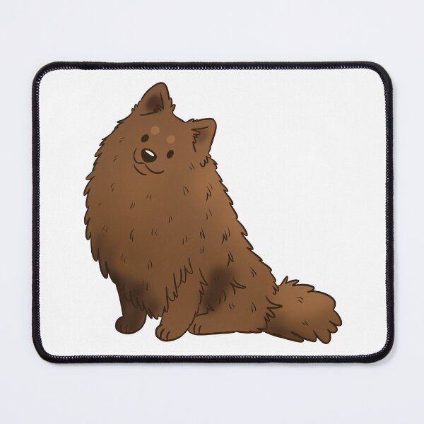 Item preview, Cute brown German spitz dog  designed and sold by Yaragold.