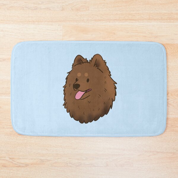 Item preview, Cute brown German spitz dog face designed and sold by Yaragold.