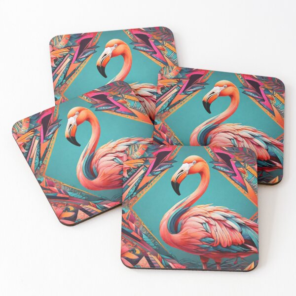 Item preview, Abstract Flamingo Symphony designed and sold by NeatThingLover.