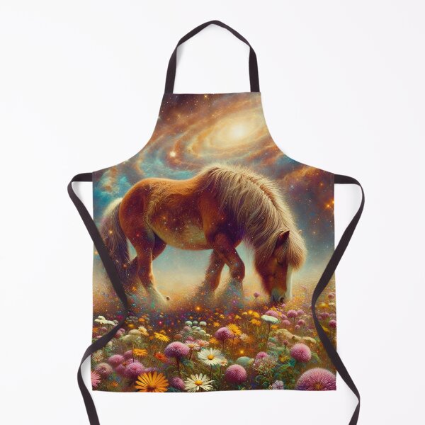 Item preview, Horse in a flower meadow designed and sold by Pferde-Fanshop.