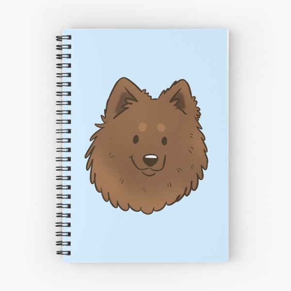 Item preview, Cute brown German spitz dog face designed and sold by Yaragold.