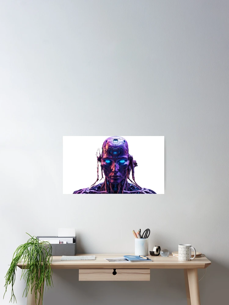 Thumbnail 2 of 3, Poster, AI ROBOT designed and sold by TreJe.