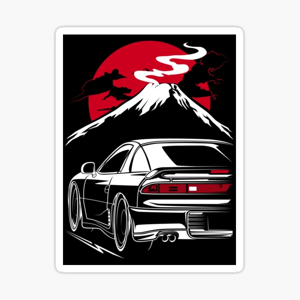 New Mitsubishi JDM GTO Dealer Option Side Decal 3000GT