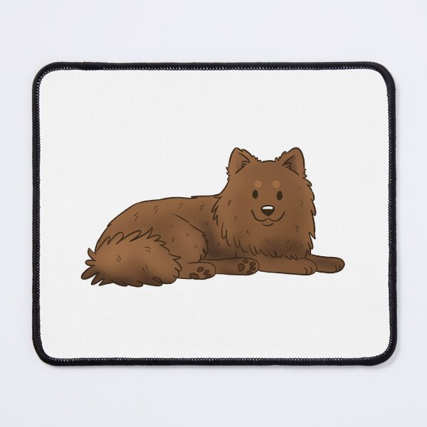 Item preview, Cute brown German spitz dog  designed and sold by Yaragold.