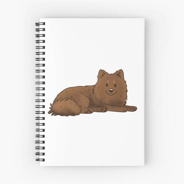 Item preview, Cute brown German spitz dog  designed and sold by Yaragold.