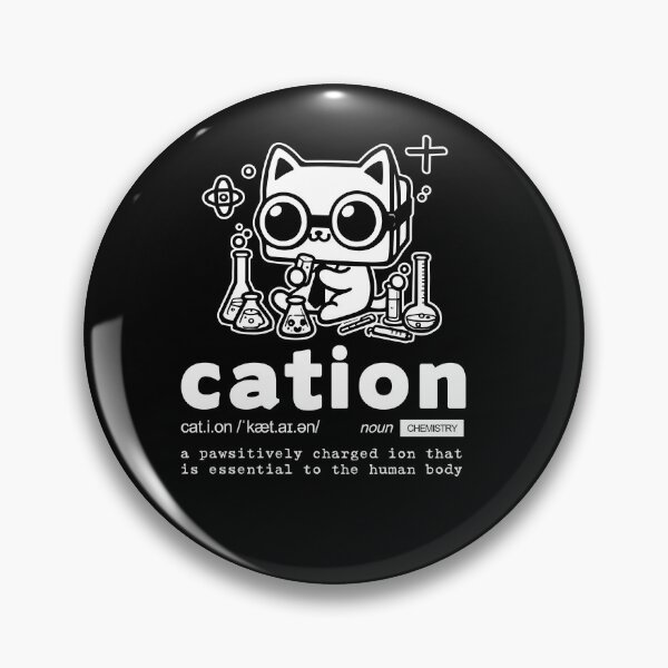 Item preview, Cation | Atom jokes | Science humor | pawsitive charge | cute science kitty designed and sold by themichetti.