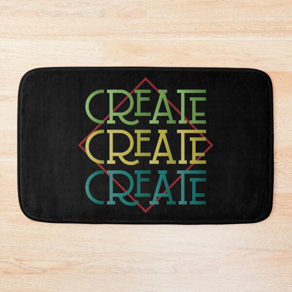 Item preview, Create Create Create - Creative Typography  designed and sold by WIZECROW.