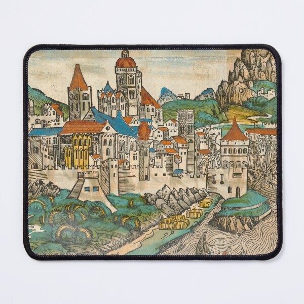 Item preview, Bologna Bononia Roman City Italy - The Nuremberg Chronicle 1493 - Medieval Manuscript Old Book designed and sold by Vintage-TM.