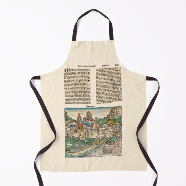 Item preview, Bologna Bononia Roman City Italy - The Nuremberg Chronicle 1493 - Medieval Manuscript Old Book designed and sold by Vintage-TM.