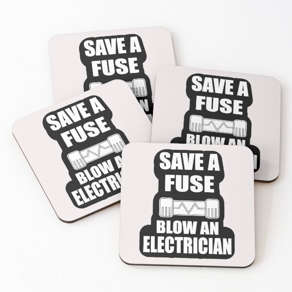 Item preview, Copy of Save A fuse Blow an Electrician Design for Electricians and Electrical workers designed and sold by Science Engineering Gifts.