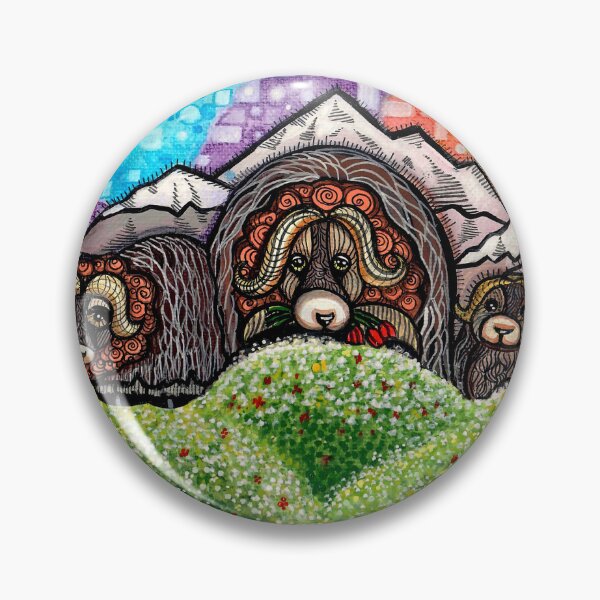 Item preview, Musk Ox Family designed and sold by ArtByBeatriz.