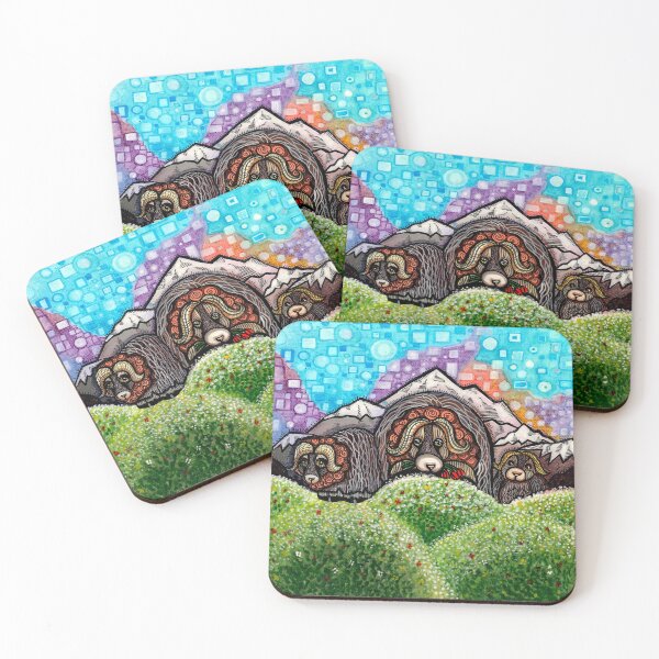 Item preview, Musk Ox Family designed and sold by ArtByBeatriz.