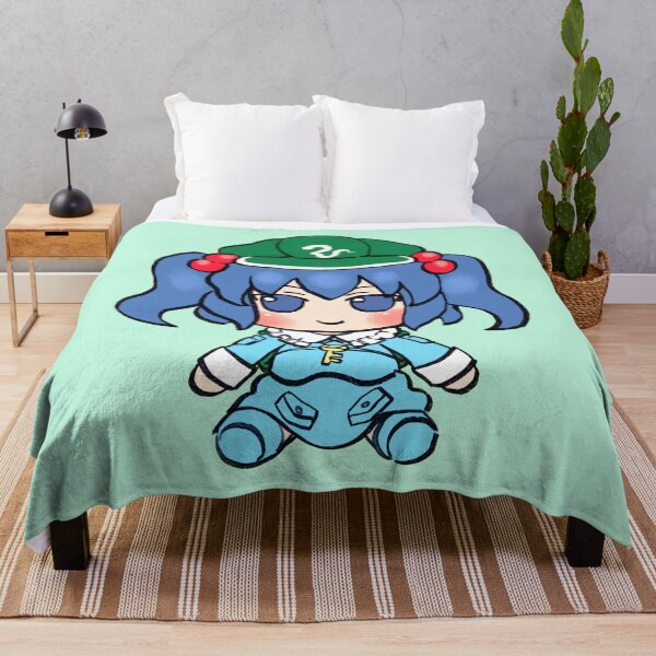 Item preview, Ransroom draws nitori kawashiro fumo plush / touhou memes designed and sold by RansRoom.