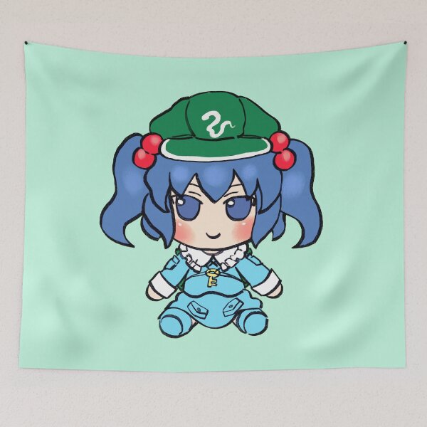 Item preview, Ransroom draws nitori kawashiro fumo plush / touhou memes designed and sold by RansRoom.