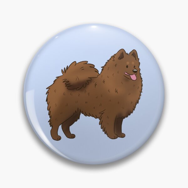 Item preview, Cute brown German spitz dog  designed and sold by Yaragold.