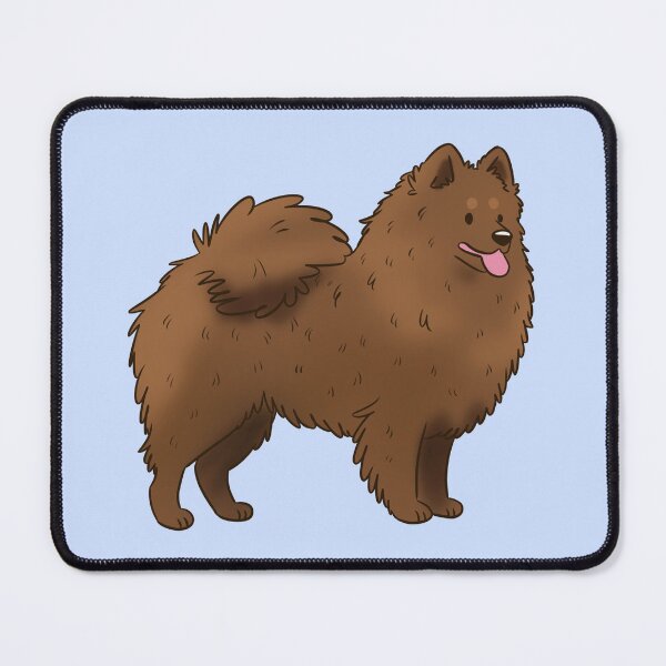Item preview, Cute brown German spitz dog  designed and sold by Yaragold.