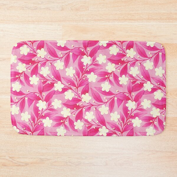 Item preview, Hot Pink Leaves Common Myrtle designed and sold by RebeccaFlaherty.