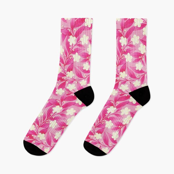 Item preview, Hot Pink Leaves Common Myrtle designed and sold by RebeccaFlaherty.