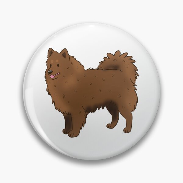 Item preview, Cute brown German spitz dog  designed and sold by Yaragold.