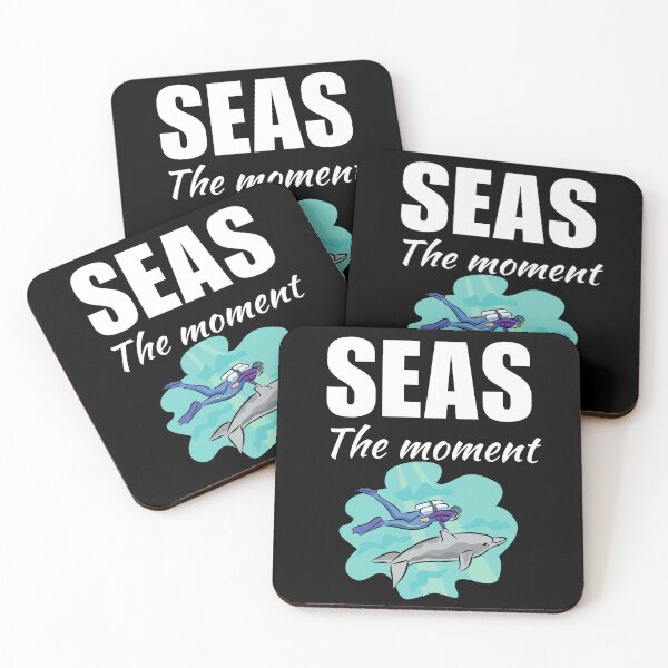 Item preview, Seas the moment, funny scuba diving sport quote or saying for lover or enthusiast designed and sold by NBSStore.
