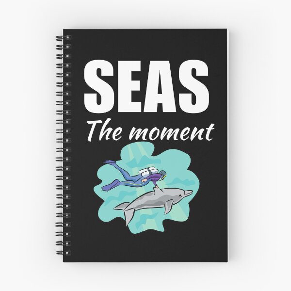 Item preview, Seas the moment, funny scuba diving sport quote or saying for lover or enthusiast designed and sold by NBSStore.