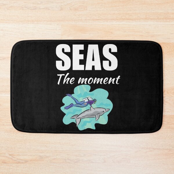 Item preview, Seas the moment, funny scuba diving sport quote or saying for lover or enthusiast designed and sold by NBSStore.