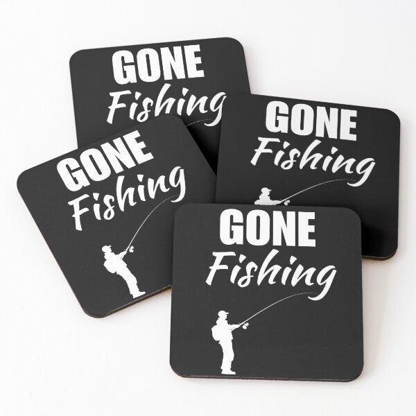 Item preview, Gone fishing. Fishing enthusiasts, fisherman saying or slogan designed and sold by NBSStore.