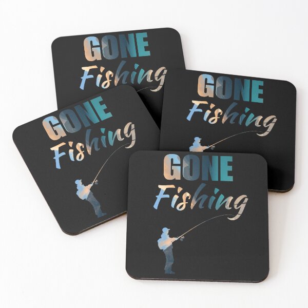 Item preview, Gone fishing. Fishing enthusiasts, fisherman saying or slogan designed and sold by NBSStore.