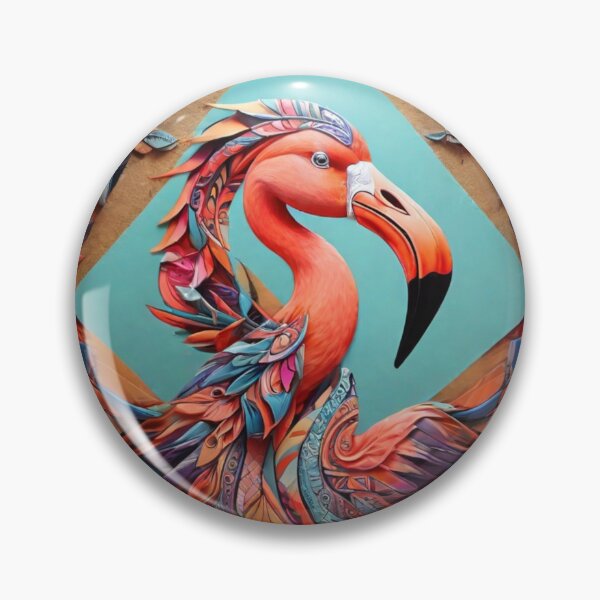 Item preview, Ethnic Flamingo Mosaic designed and sold by NeatThingLover.
