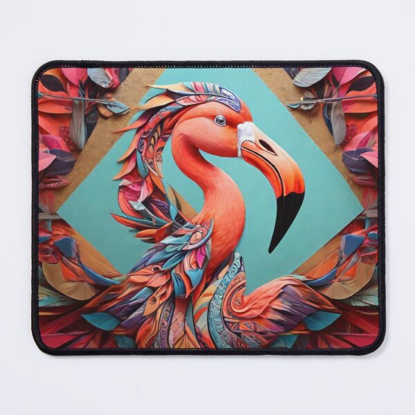Item preview, Ethnic Flamingo Mosaic designed and sold by NeatThingLover.