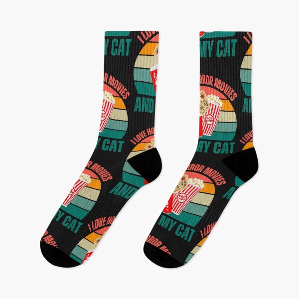 Item preview,   Love horror movies and my cat,movie jonkie designed and sold by erozzz.