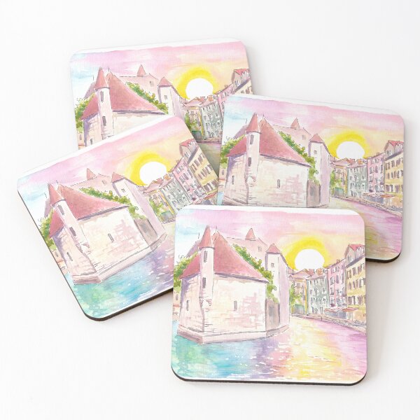 Item preview, Annecy Haute-Savoie and wonderful Palais de l'Isle  designed and sold by artshop77.