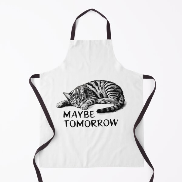 Item preview, Procrastinating Cat Illustration designed and sold by RuyaFab.
