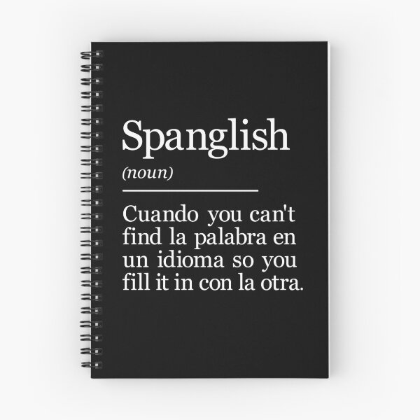 Item preview, Spanglish Definition English Spanish Bilingual Cultural Humor Language Blend designed and sold by inkedtee.