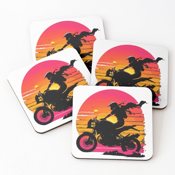 Item preview, biker design wall decoration gift idea retro vintage designed and sold by X-ecute.