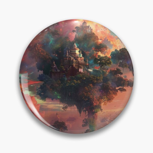 Item preview, City On Flying Islands - Fantasy Scene designed and sold by AiHead.