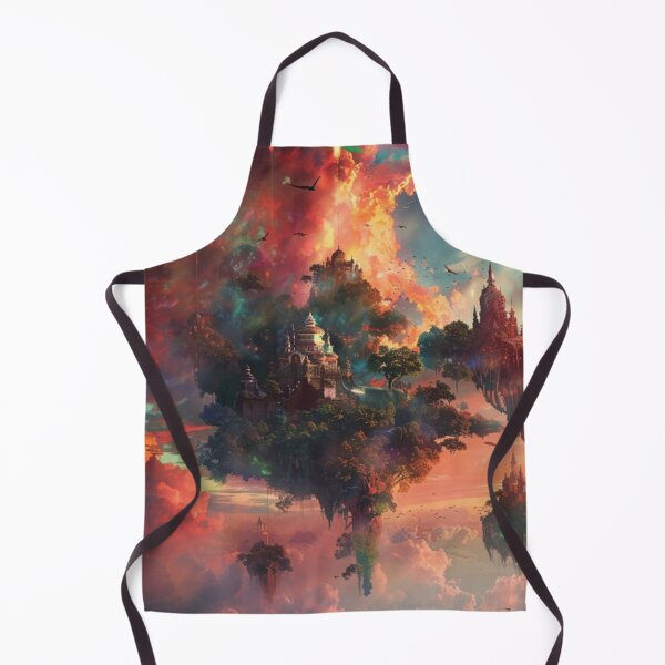 Item preview, City On Flying Islands - Fantasy Scene designed and sold by AiHead.