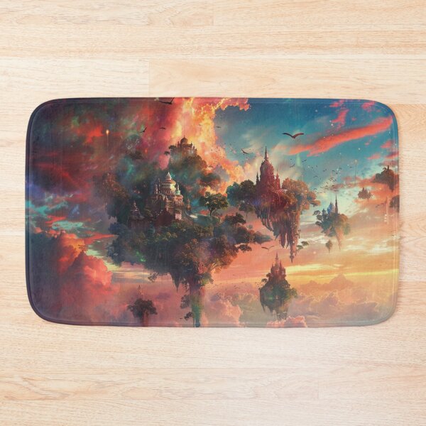 Item preview, City On Flying Islands - Fantasy Scene designed and sold by AiHead.
