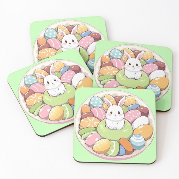 Item preview, Easter Bunny Treat Bowl: Hop Into Spring! designed and sold by ZipperDragon88.